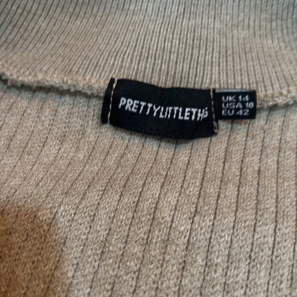 Prettylittlething cropped ribbed cardigan (nwot) - Picture 2 of 6